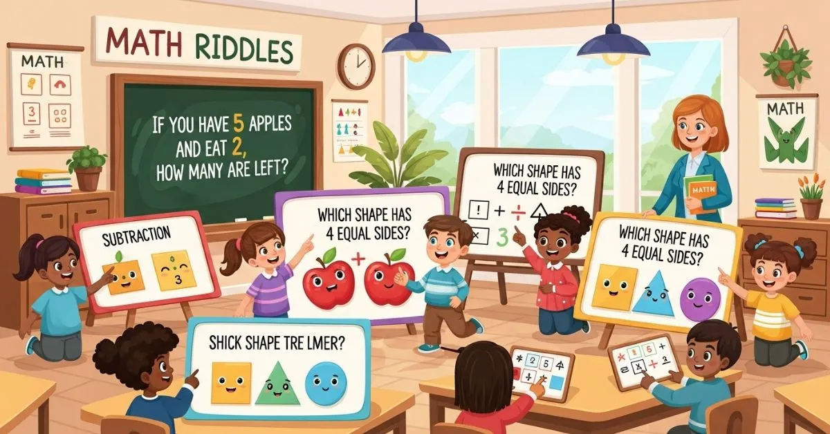 Math Riddles for Elementary Students