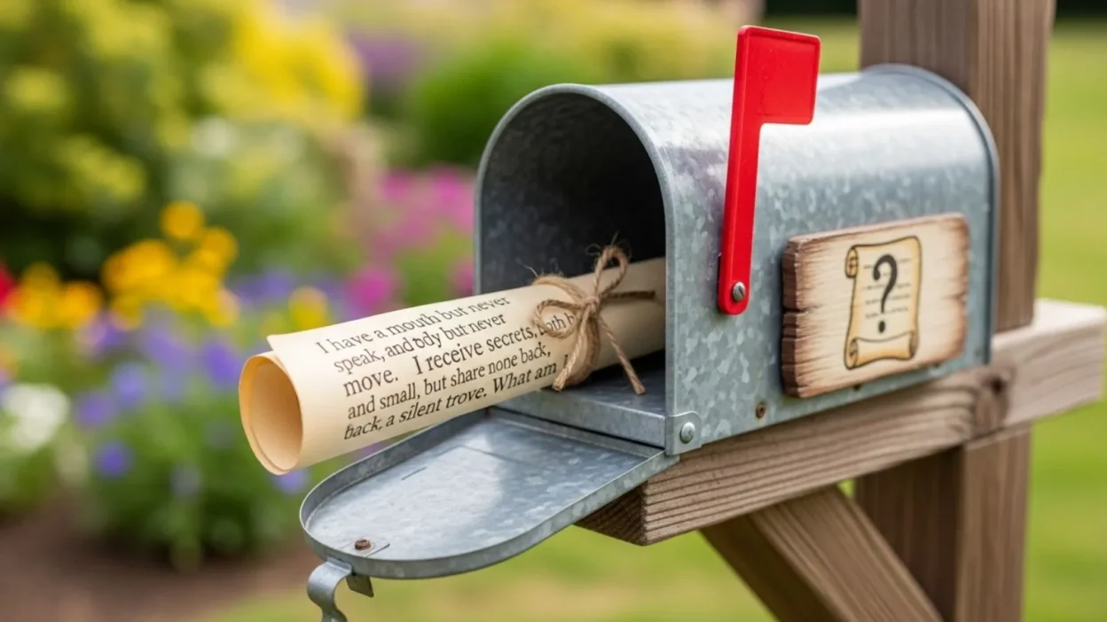 Mailbox Riddle for Scavenger Hunt