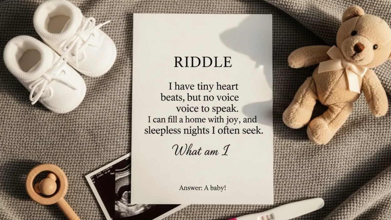 Riddle for Pregnancy Announcement