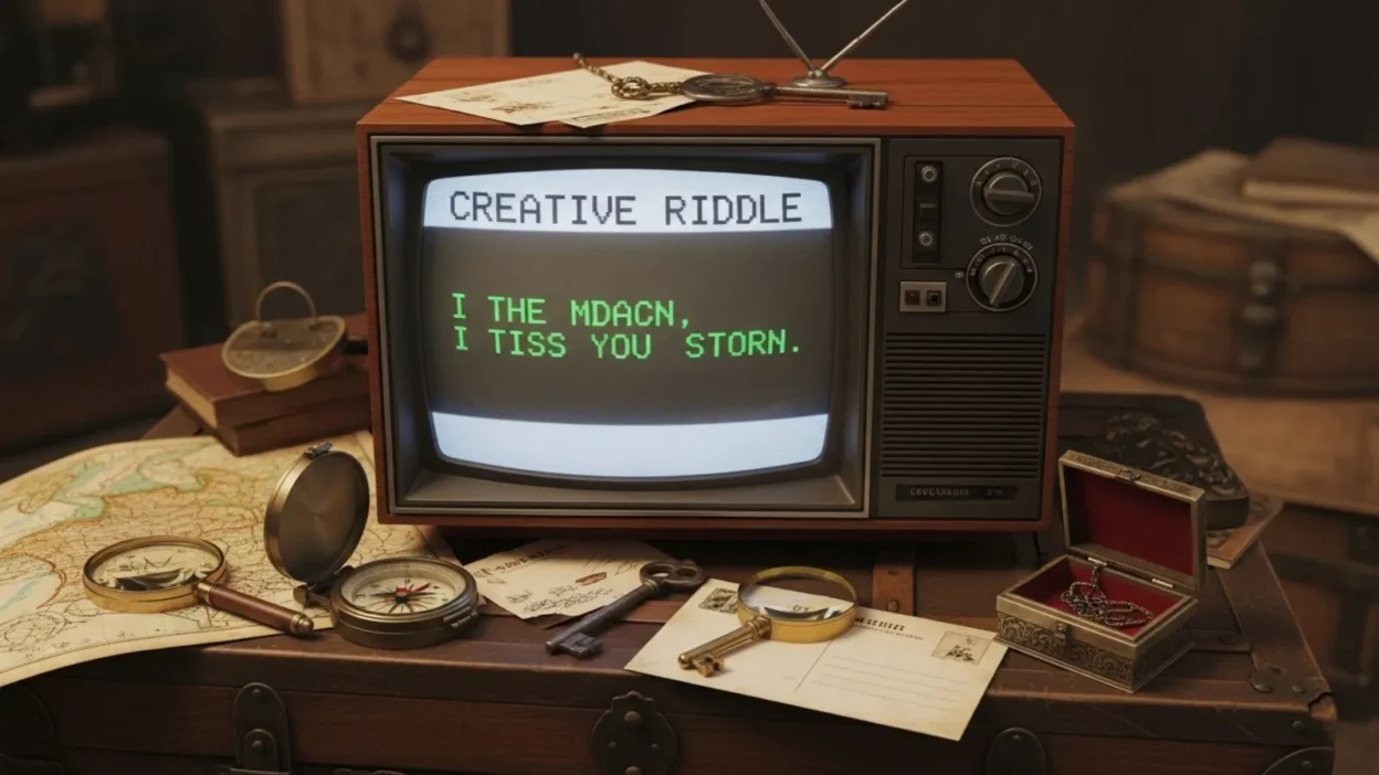 TV Riddle for Scavenger Hunt