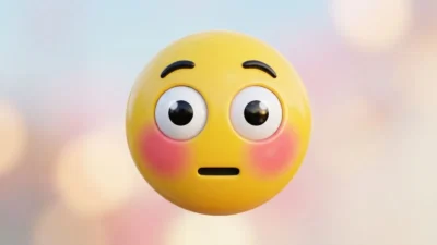 Flushed Emoji